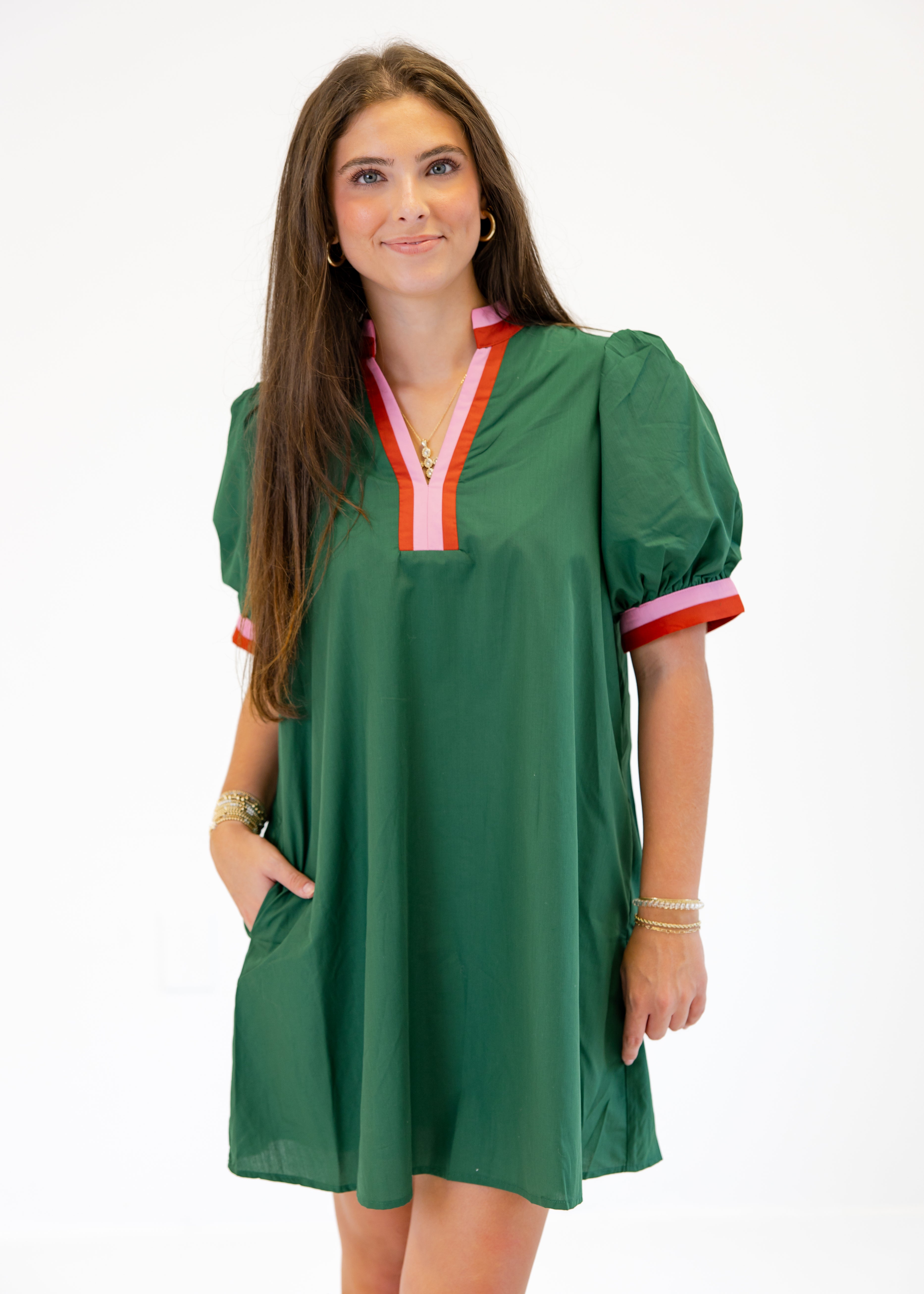 Thea Trim Shift Dress