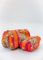 Block Printed Cosmetic Pouch
