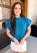 Marina Mock Neck Top