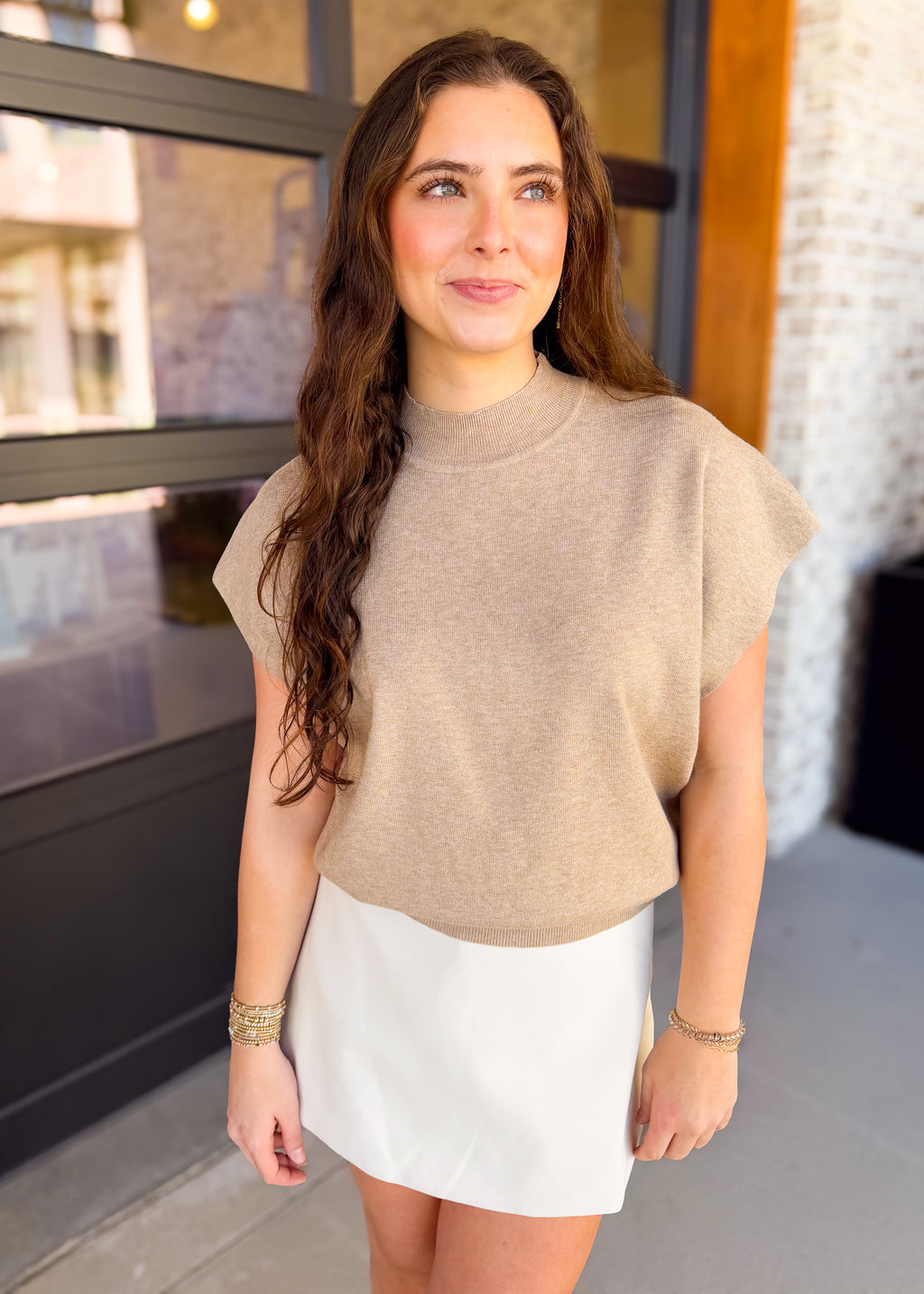 Marina Mock Neck Top