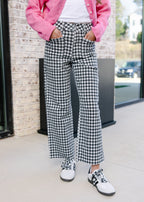 Betsy Gingham Wide Leg Pants