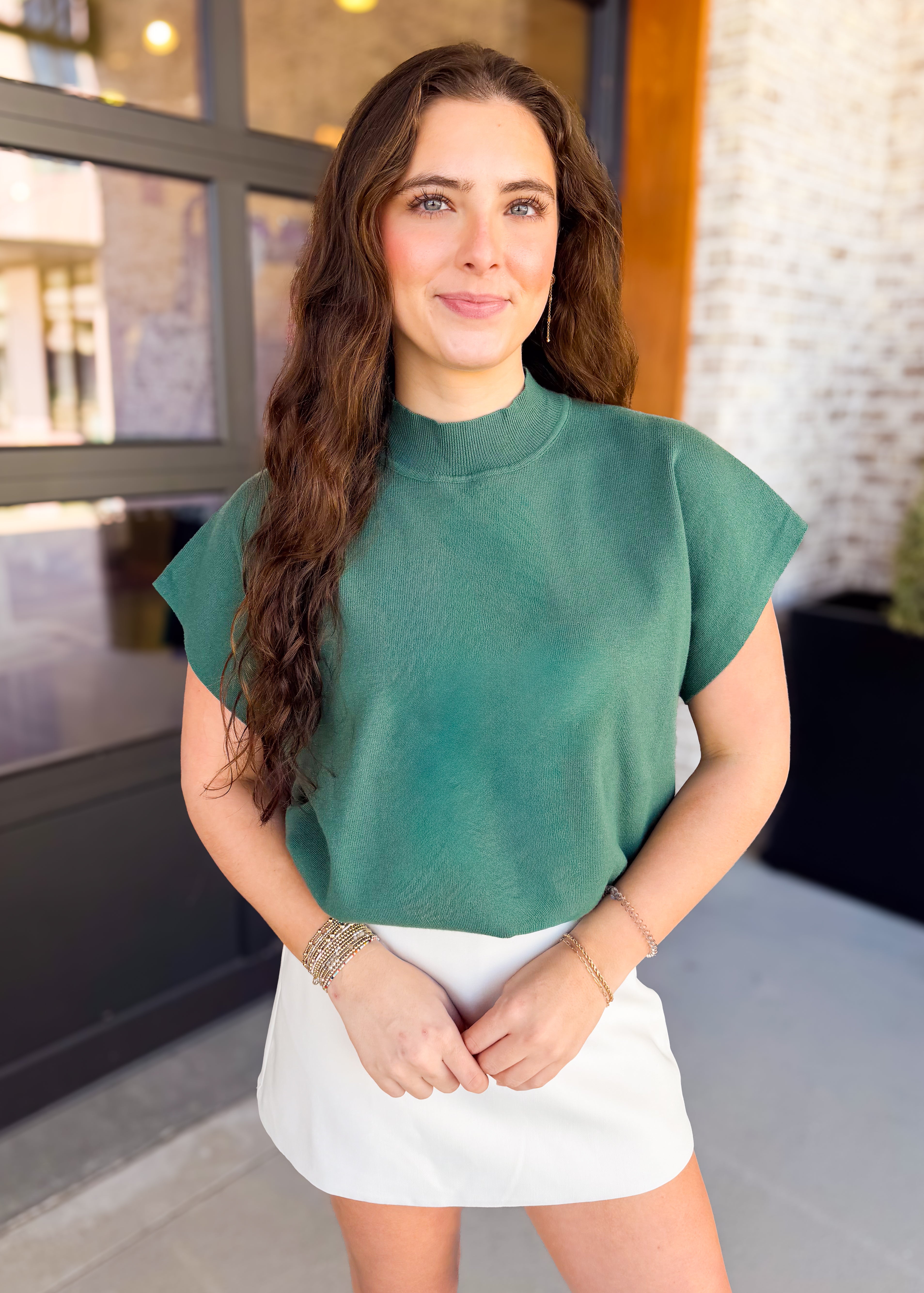 Marina Mock Neck Top