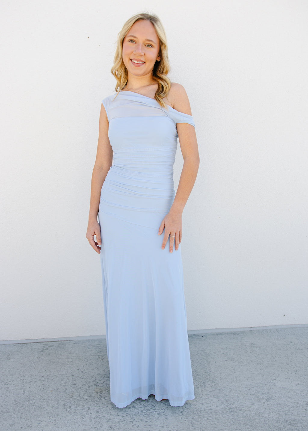 Luna One Shoulder Maxi Dress