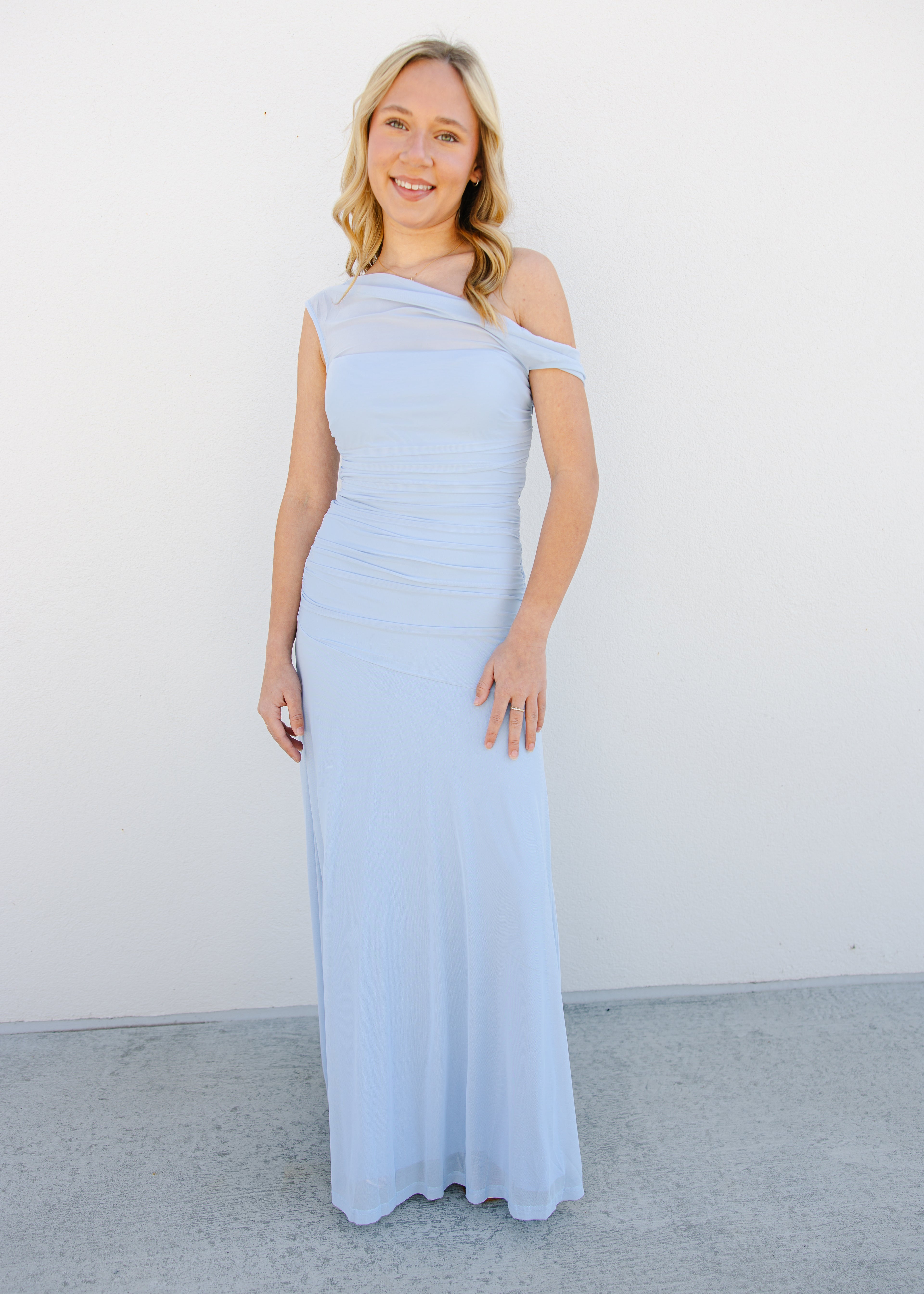 Luna One Shoulder Maxi Dress