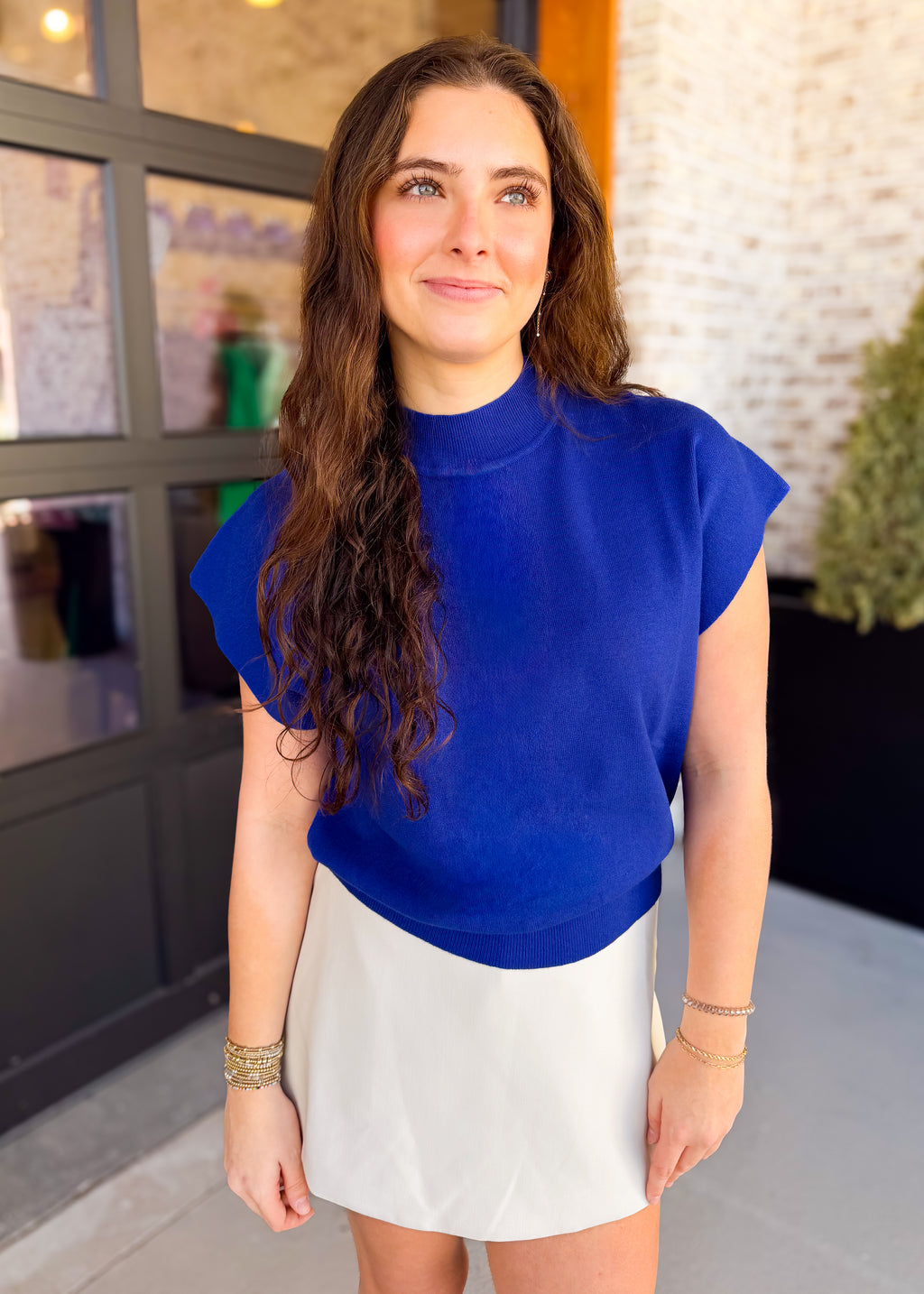 Marina Mock Neck Top