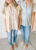 Rosalind Flutter Detail Top