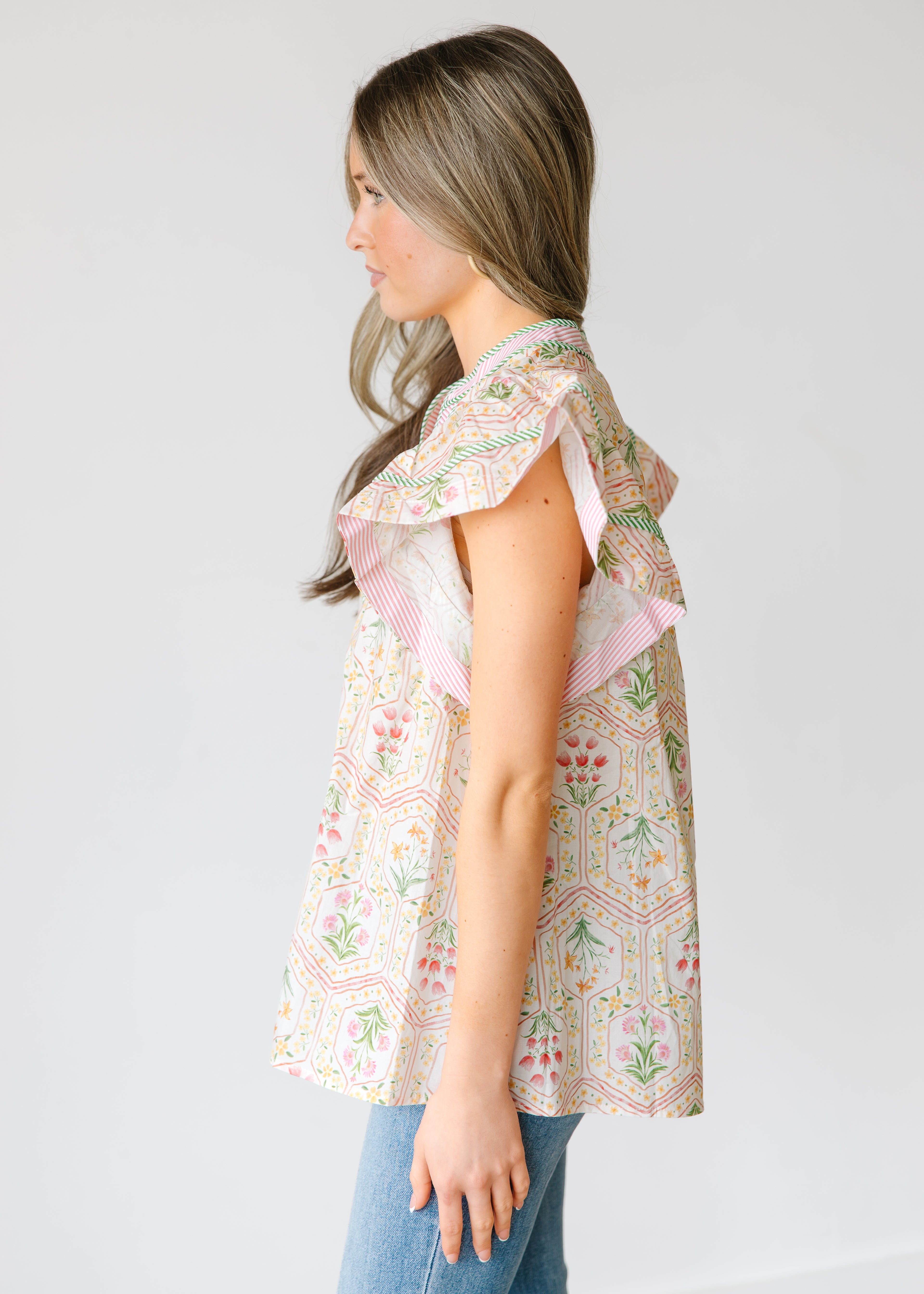 Rosalind Flutter Detail Top