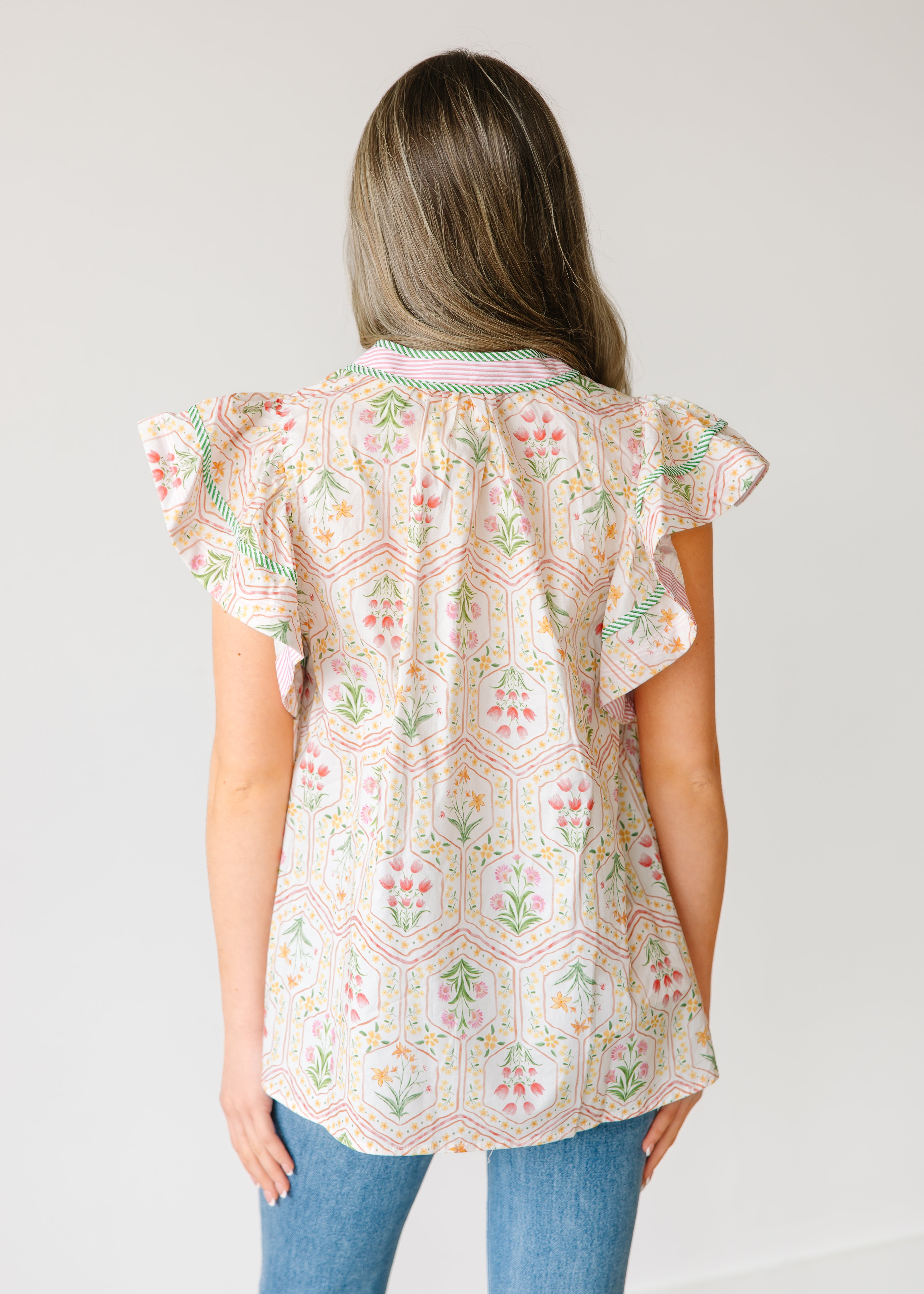 Rosalind Flutter Detail Top