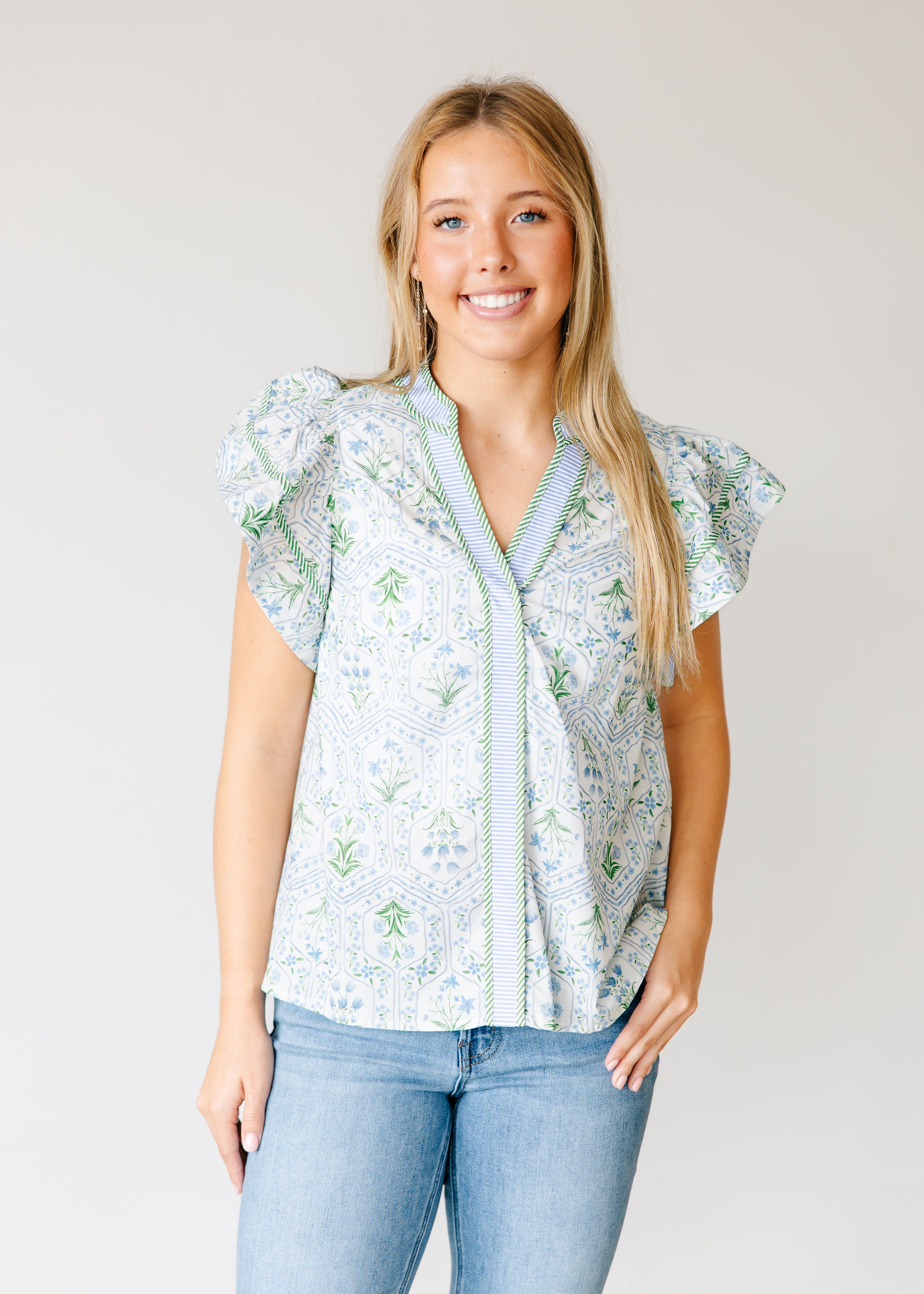 Rosalind Flutter Detail Top