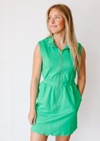 Rory Zip Front Mini Dress