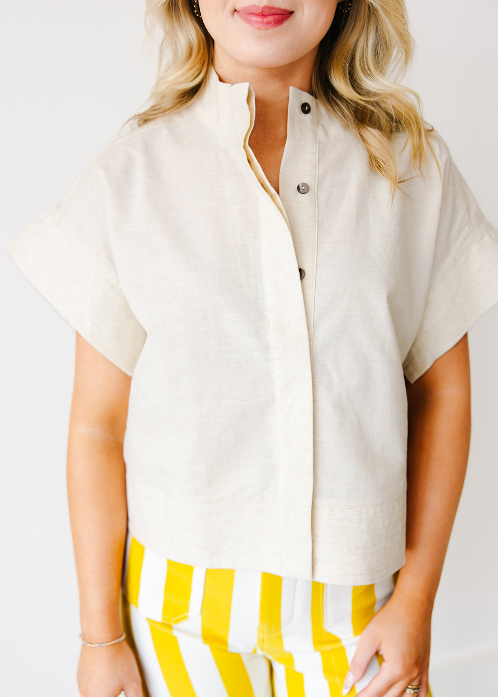 Sylvie Mock Neck Top