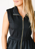 Rory Zip Front Mini Dress