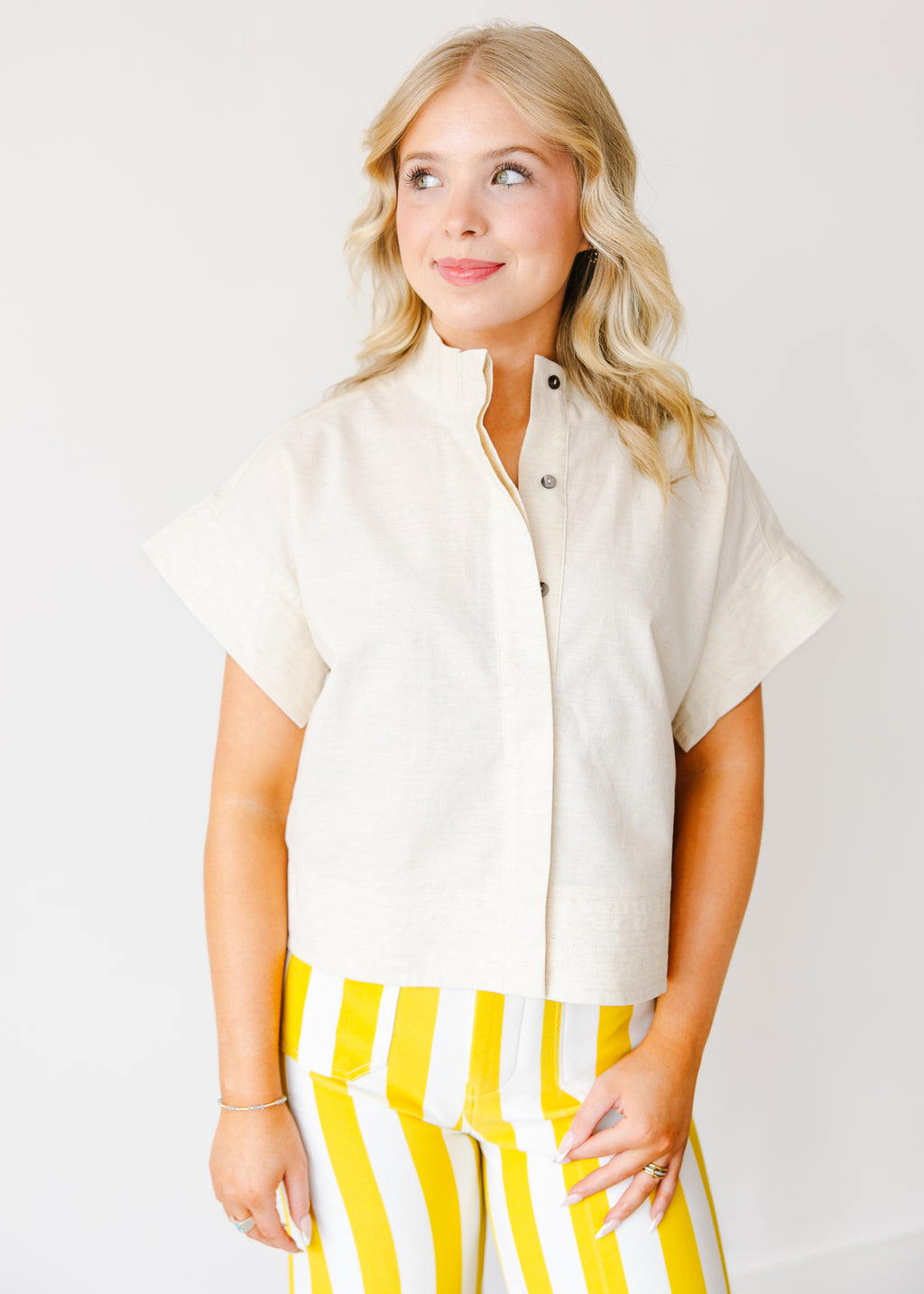 Sylvie Mock Neck Top