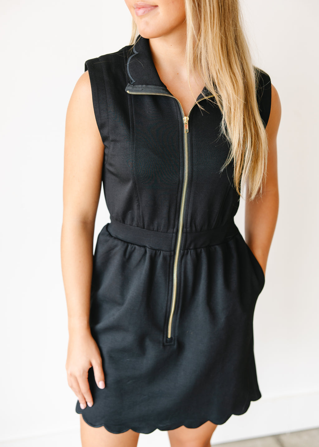 Rory Zip Front Mini Dress