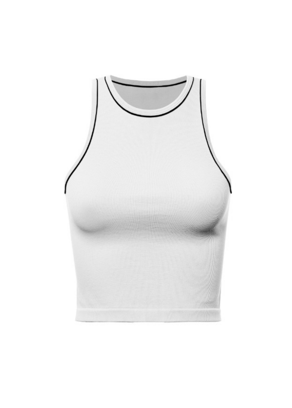Tessa Contrast Trim Rib Tank