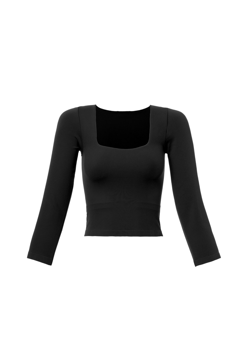 Adriana Square-Neck Crop Top
