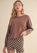 Emilia Open Back Pullover