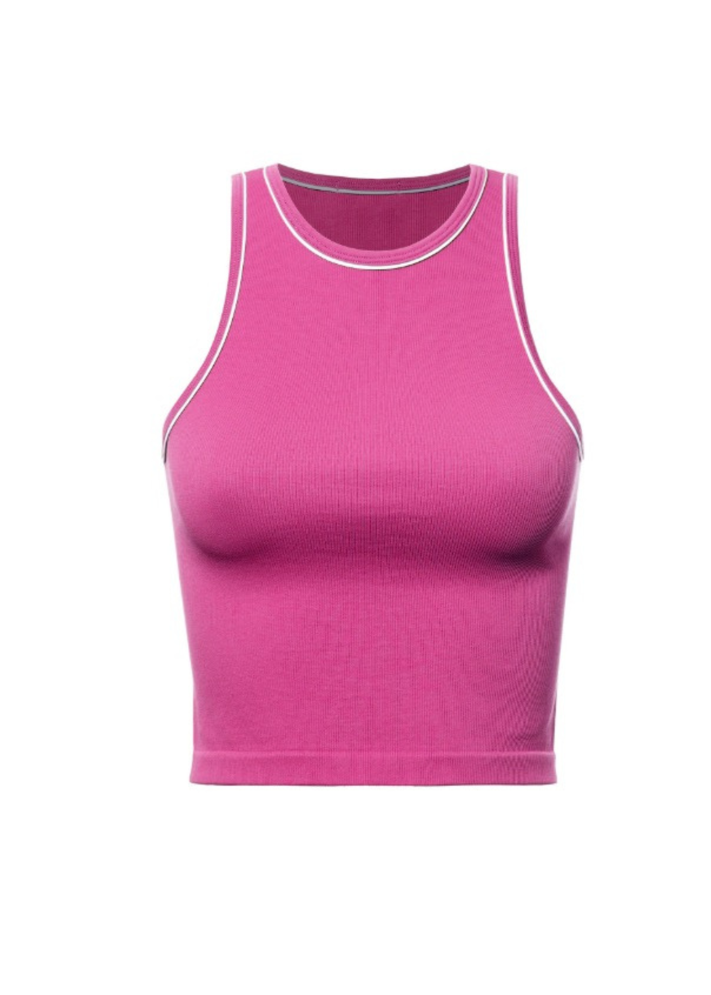 Tessa Contrast Trim Rib Tank