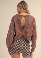 Emilia Open Back Pullover