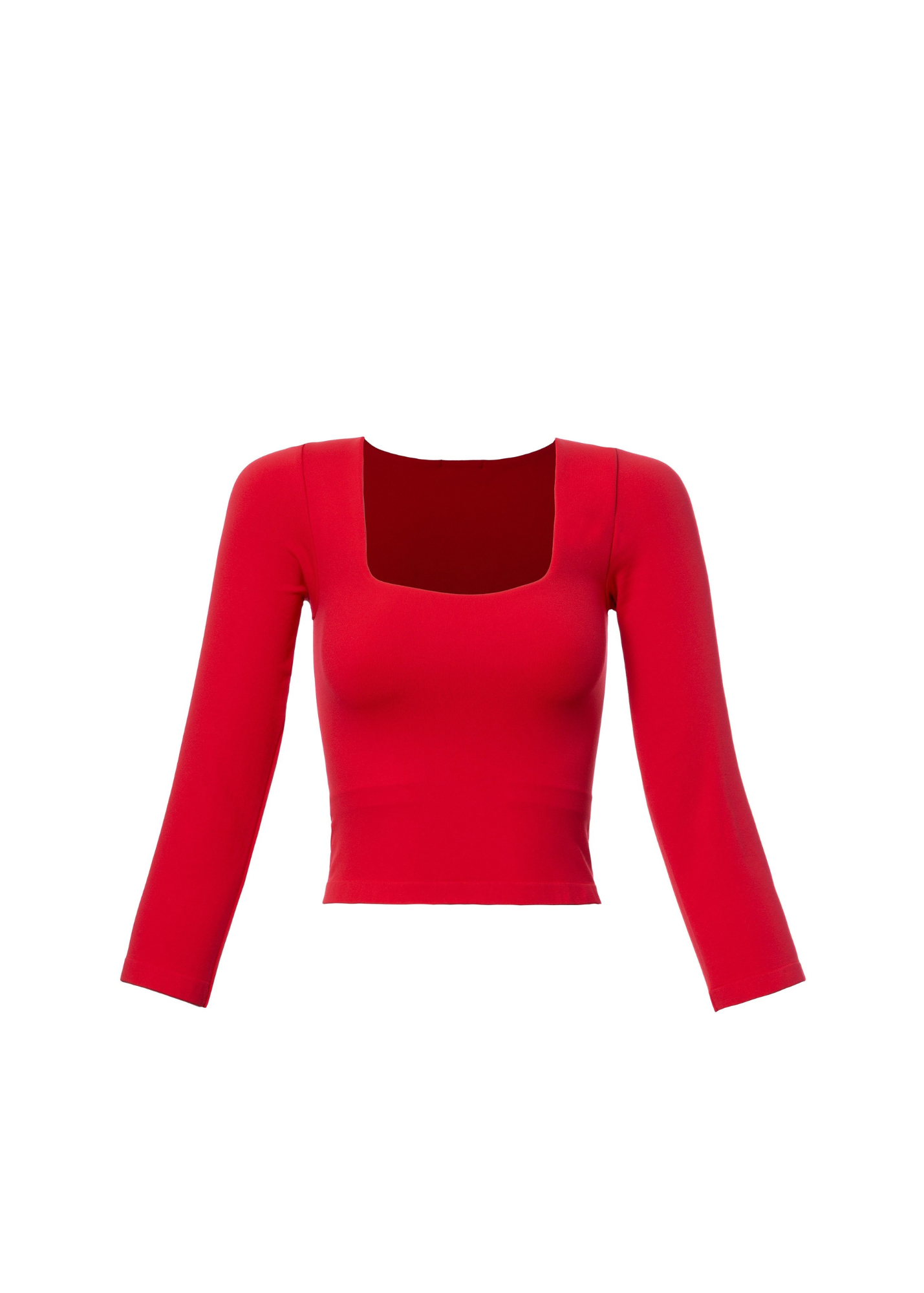 Adriana Square-Neck Crop Top