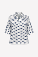 Celestine Dot Collar Blouse