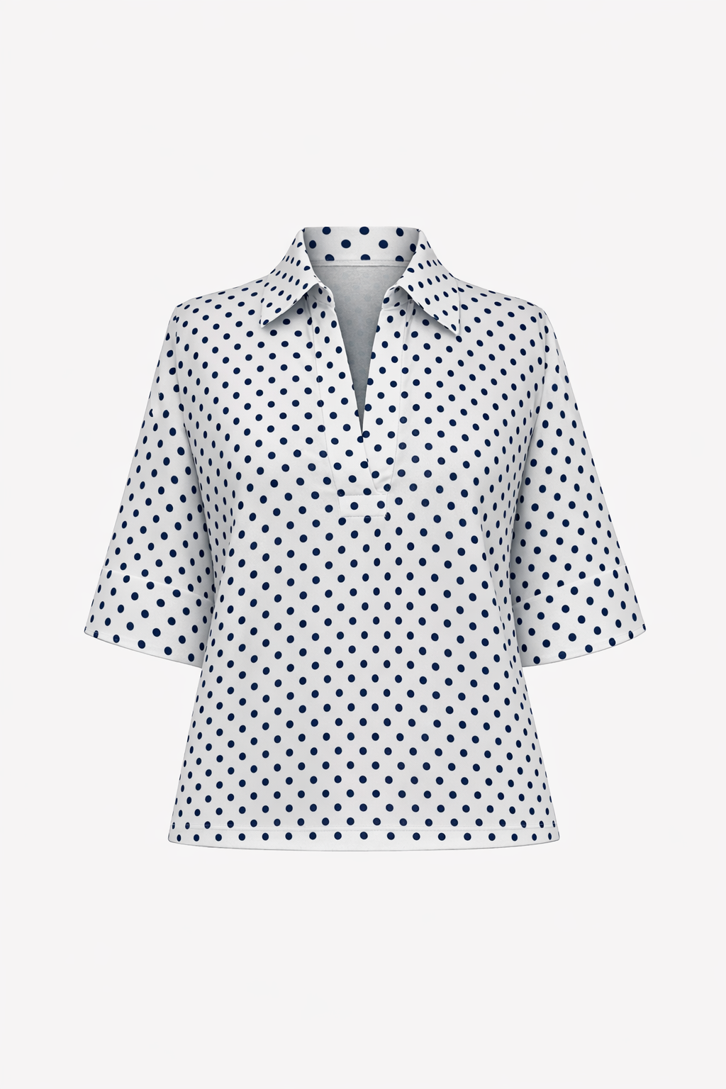 Celestine Dot Collar Blouse