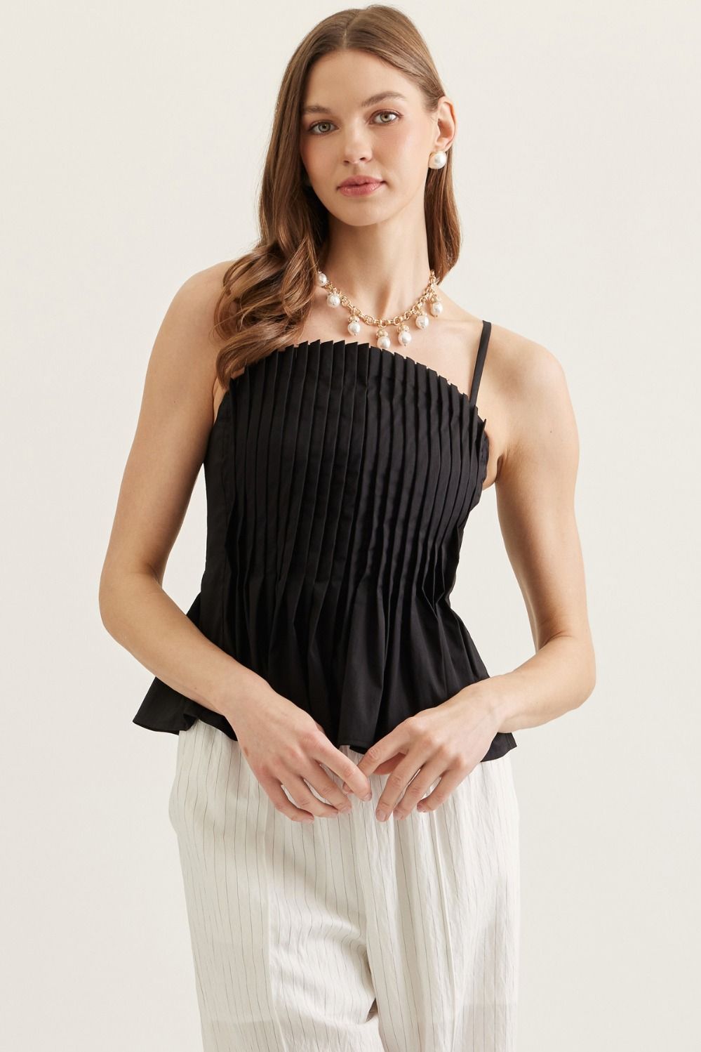 Isla Pearl Peplum Top
