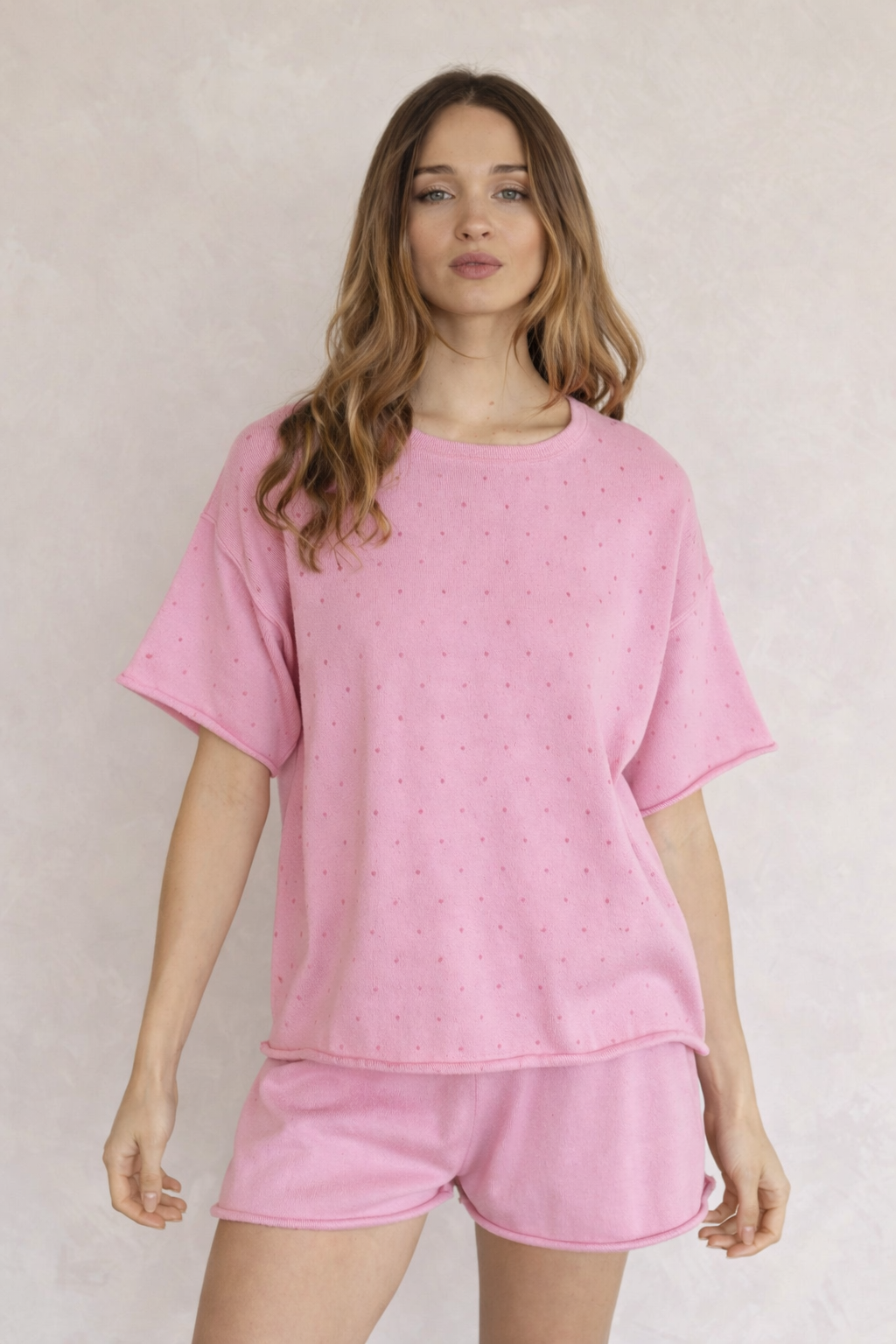 Danilelle Pointelle Knit Set