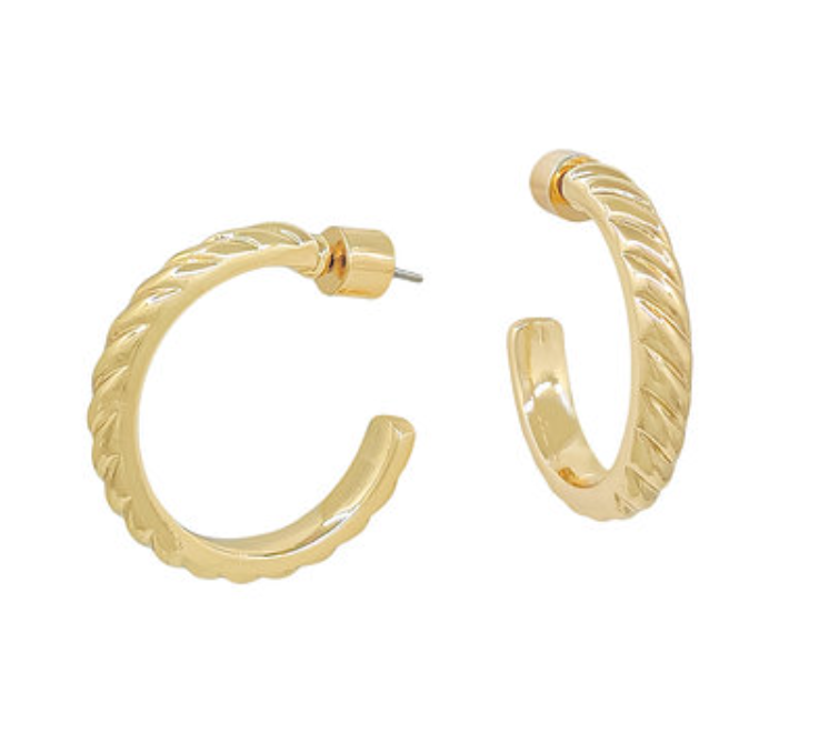 Textured Metal Hoops