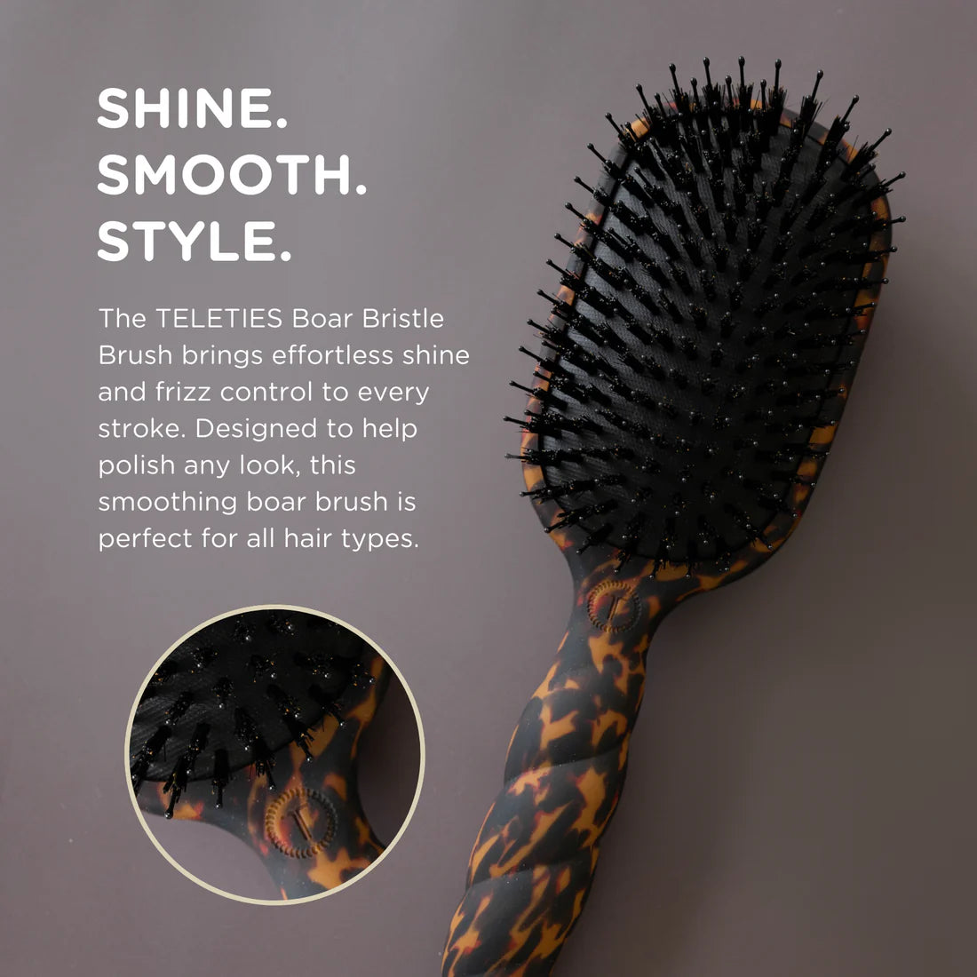 Boar Bristle Hair Brush