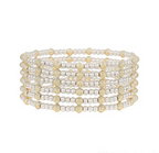 6 Row CCB Ball Bracelet Set