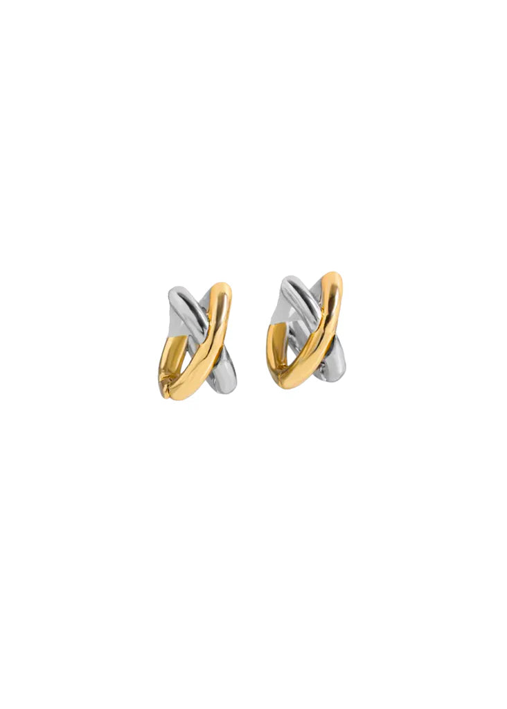 Goron Dual Hoop Earrings