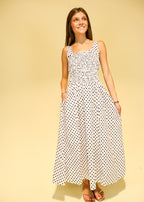 Wendy Polka Dot Midi Dress
