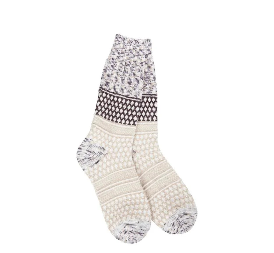 Weekend Gallery Textured Crew Socks