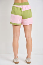 Shannon Stripe Knit Lounge Shorts