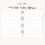 Green Gingham Undated Planner