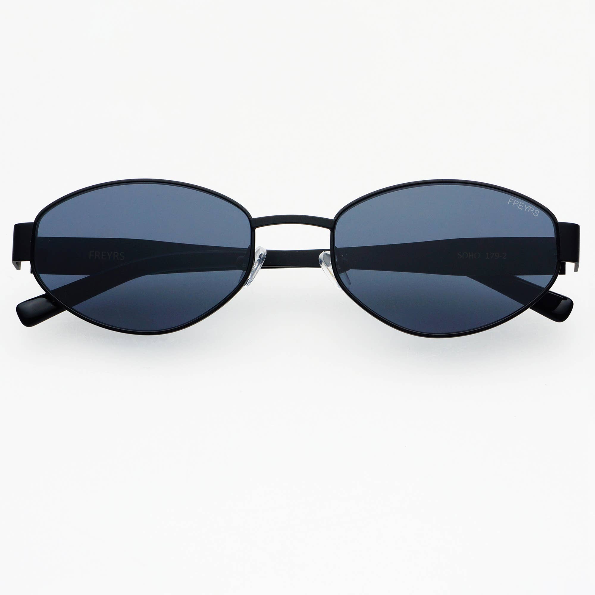 Soho Oval Sunglasses - Black