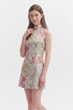 Macy Mock Neck Mini Dress