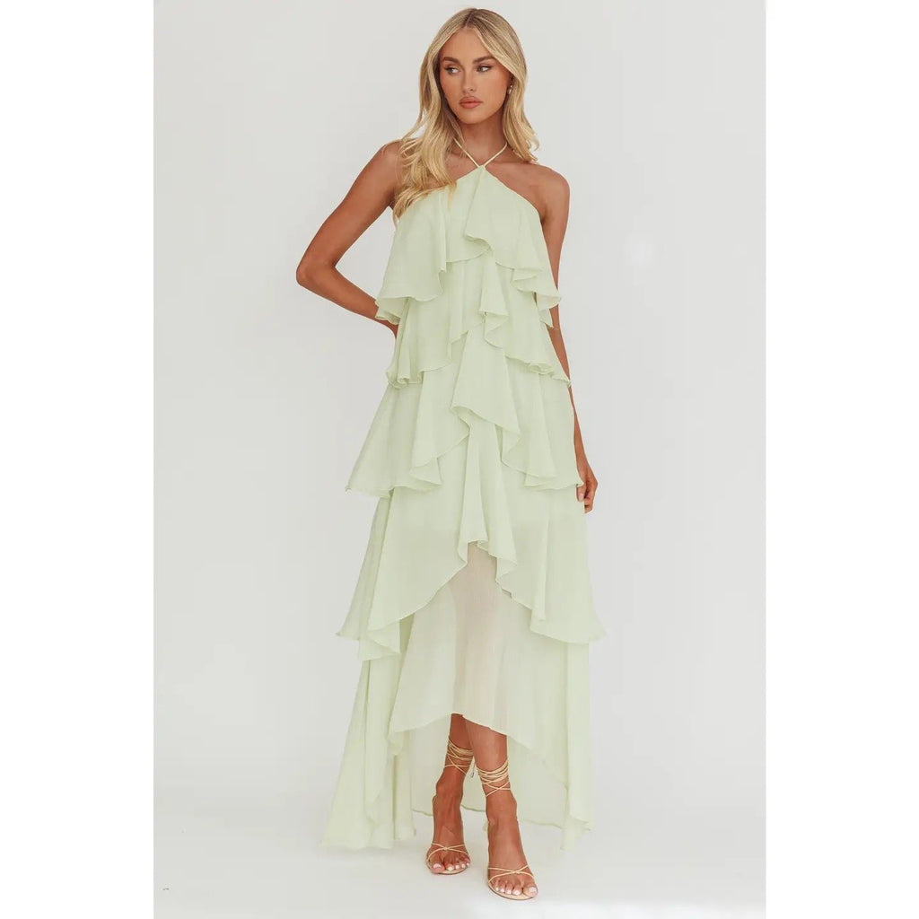 Birdie Ruffle Maxi Dress