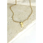 Sue Classic Mini Cross Necklace