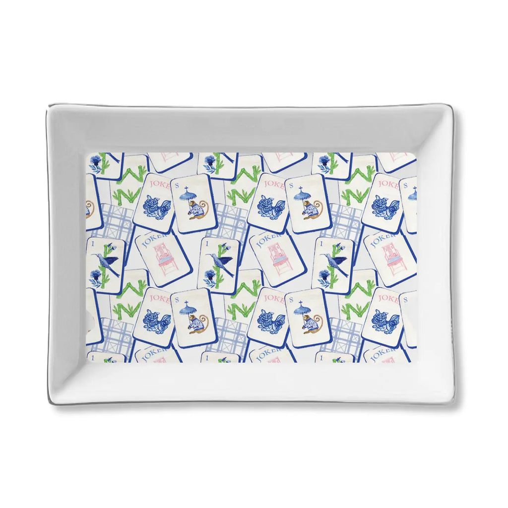 Ceramic Tray - Mahjong