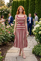 Bella Striped Midi Dress