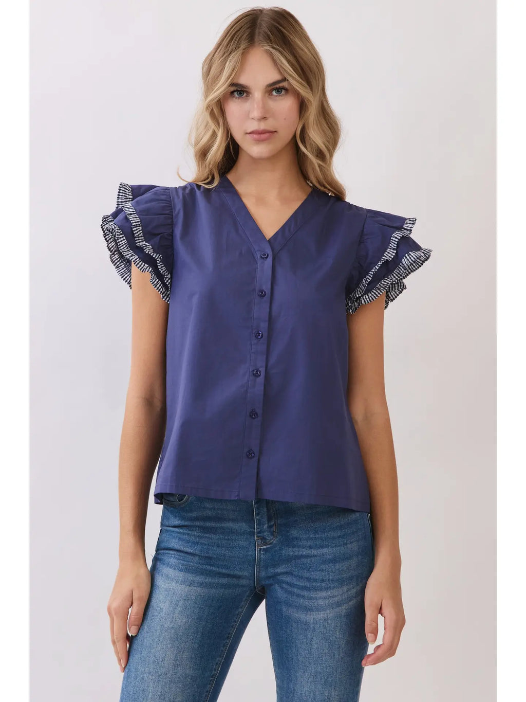 Moriah Ruffle Blouse
