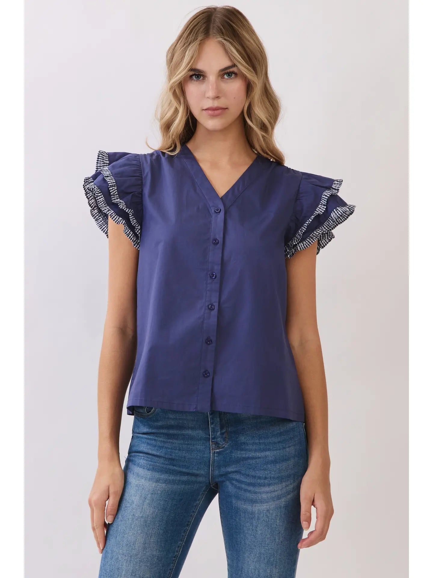 Moriah Ruffle Blouse