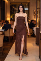 Aleah Ruched Maxi Dress