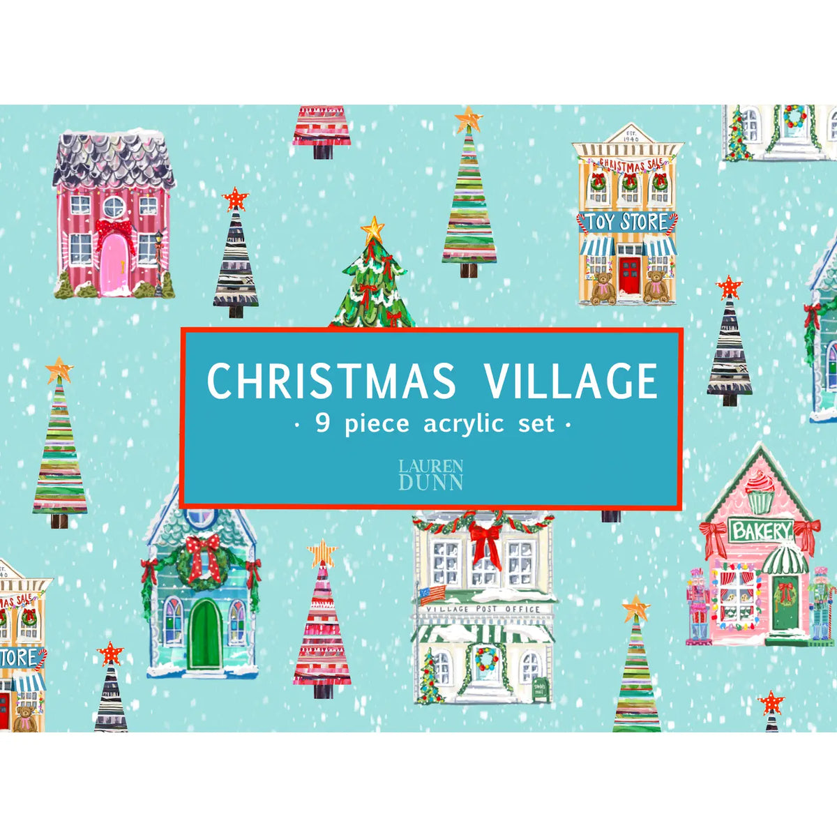 The Mini Christmas Village Set