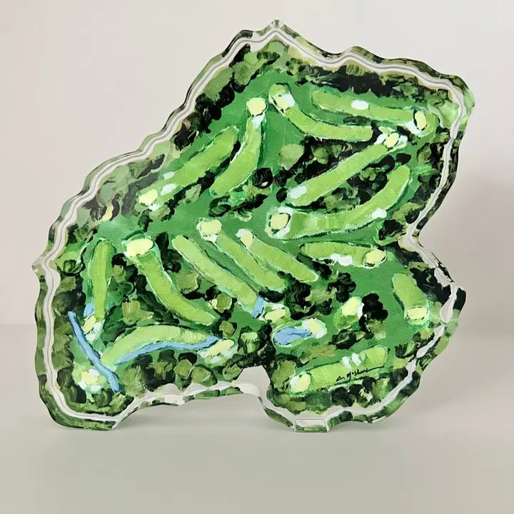 Golf Course Acrylic Block