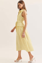 Margot Stripe Midi Dress