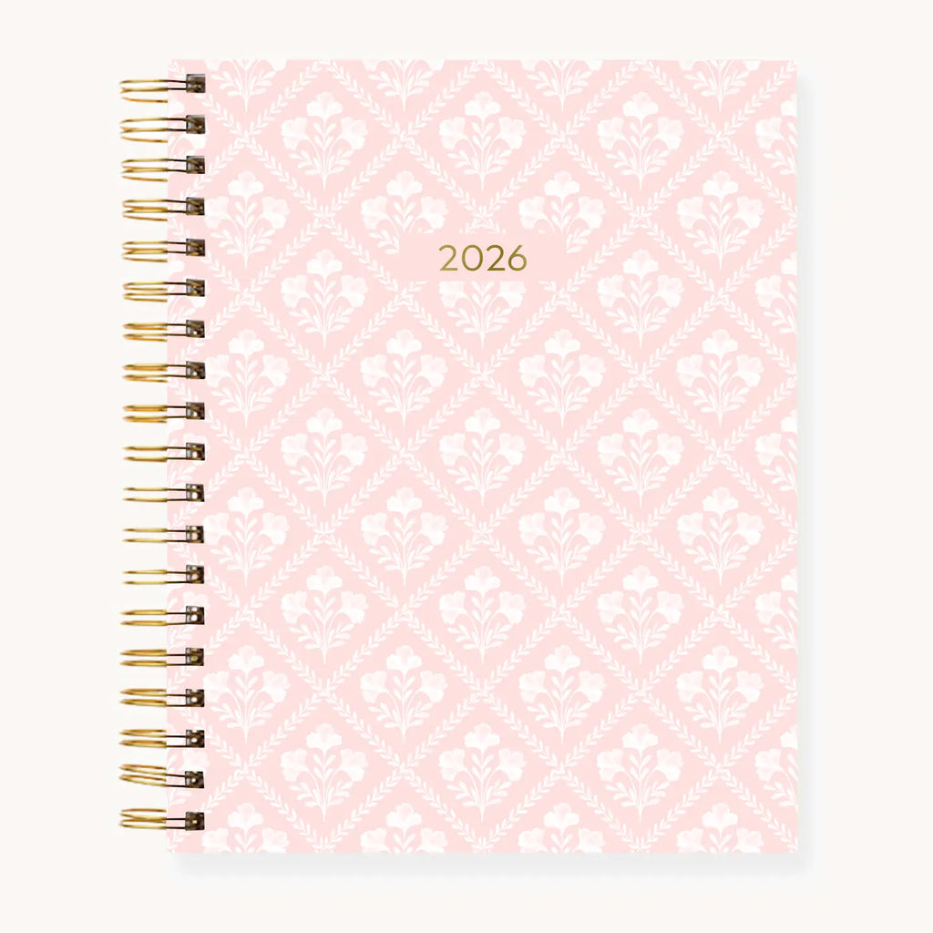 Pink Trellis 2026 Yearly Planner