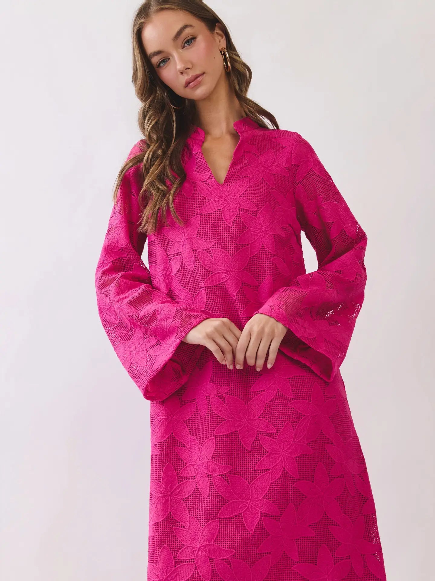 Palm Beach Caftan Midi Dress